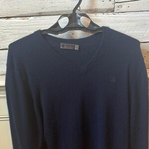 G/FORE Men's Deep Blue V-Neck Sweater